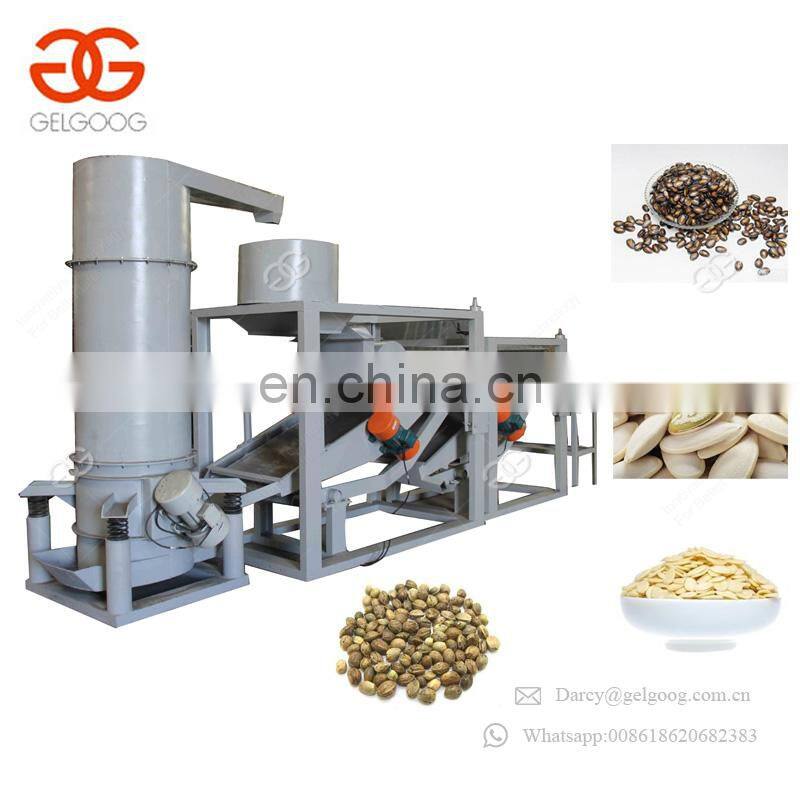 High Production Sunflower Pumpkin Seed Hulling Line Watermelon Seed Dehuller Hemp Seeds Huller Machine
