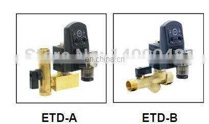 GOGO High Quality 1/2'' Electric Drain Timer 24v solenoid valve water controller Valve Brass 2 way compressor Automatic valve