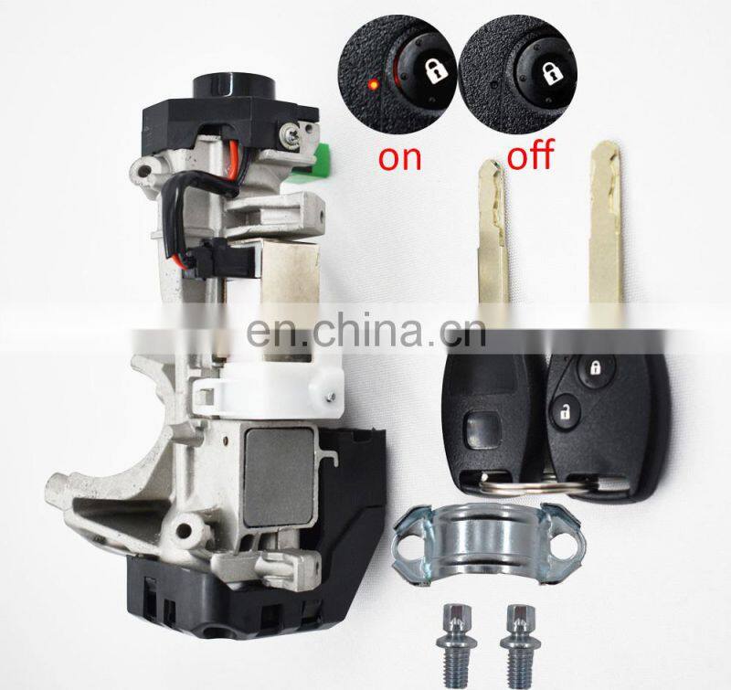 Ignition Keys Switch Lock Cylinder Steering For Honda Civic Auto Trans 06-11