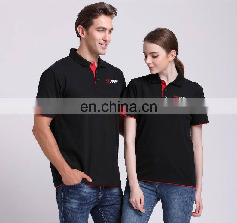Custom Printing Women Man Polo T Shirt For Sale