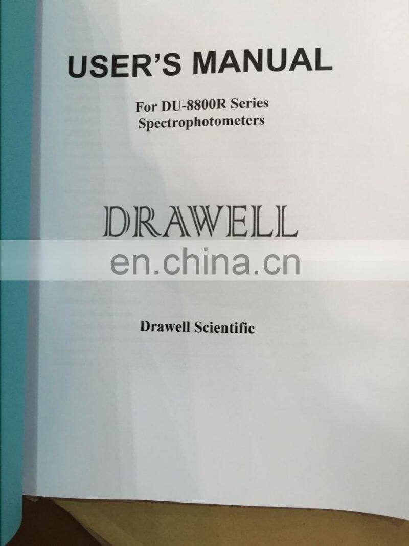 DU-8800RS wavelength variable split double beam uv vis spectrophotometer price for laboratory