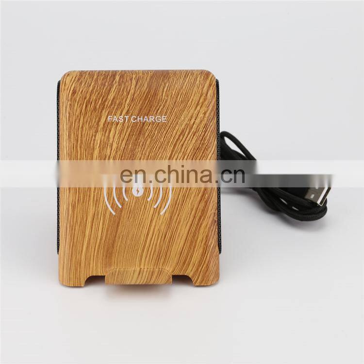 Induction Speaker with Qi Wireless Charger Charging Pad Dock Stand 5W Quick Charge Speaker