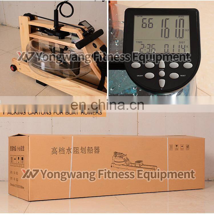 Hot Sell Factory Price Commercial Equipment  Wood Water Rowing Machine YW-D002