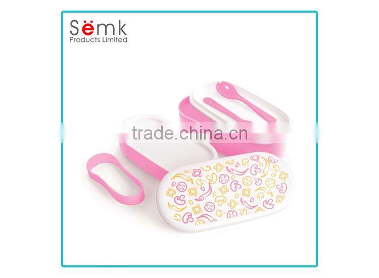 Portable lunch box mini custom lunch box multi-layer pp lunch box