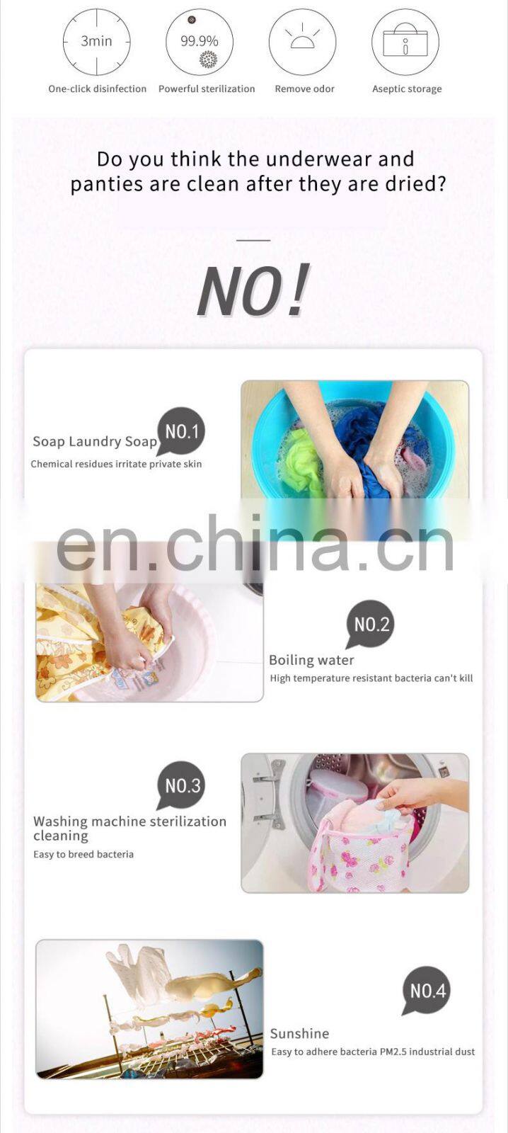 custom LED large uv steriliser bag large enough for groceries baby bottles