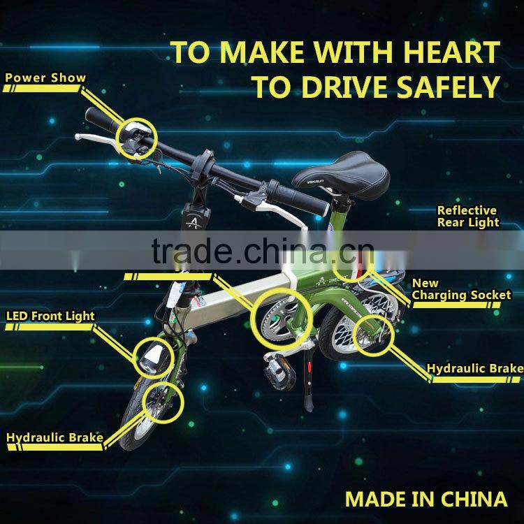 Fashionable Design! AEST Electric Bicycle Made Of Aluminium Alloy with Lithium Battery On Hot Sales,