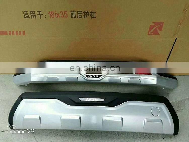 ABS material front/rear bumper guard for Hyundai ix35 2018