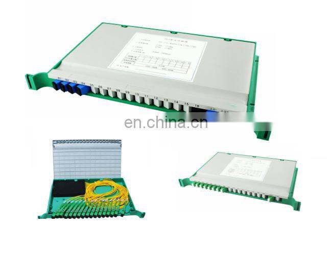 PLC Optical Splitter Tray Assembly Type Single Mode SC LC FC ST UPC APC Fiber Optic PLC Splitter Tray Assembly
