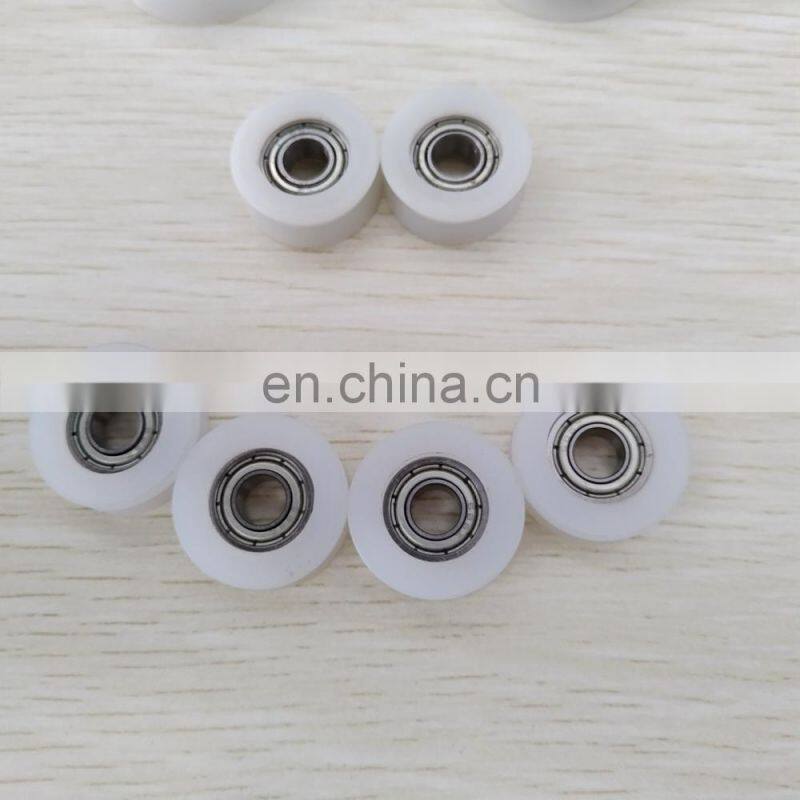 POM5*21*6mm nylon wheel with bearing of bathroom