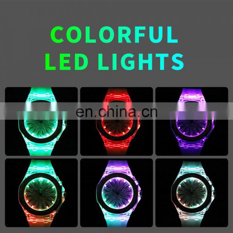 SKMEI 1536 LED backlight rotating colorful women watch unique design luxury quartz watch