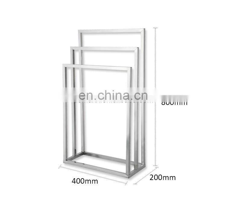 Superior quality stainless steel ladder bathroom stand towel rack