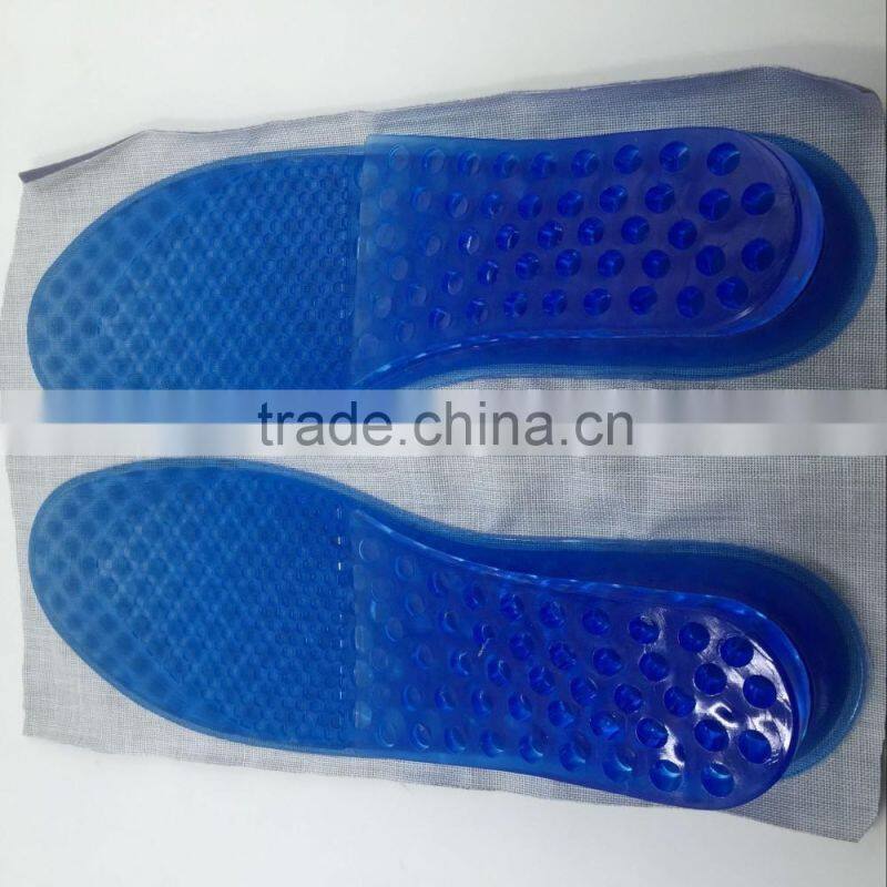 (MAN) two layer height increases insole reuasable soft gel insoles