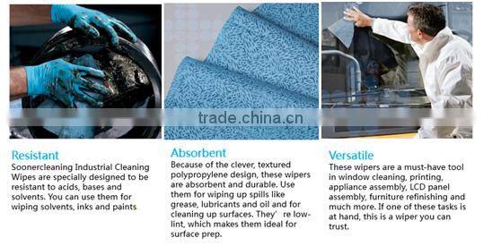 Soonerclean high quality spunlace nonwoven abrasive cloth roll