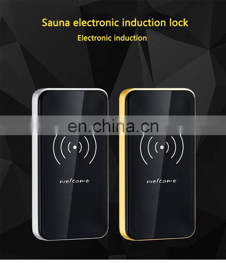Digital rfid locker lock with wristband key card for golf spa gym swimming pool sauna bathroom panel cabinet lock