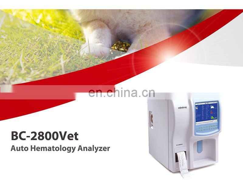 Used Mindray Fully CBC Vet Auto Hematology Blood Analyzer BC-2800/Mindray veterinary Blood analyzer machine