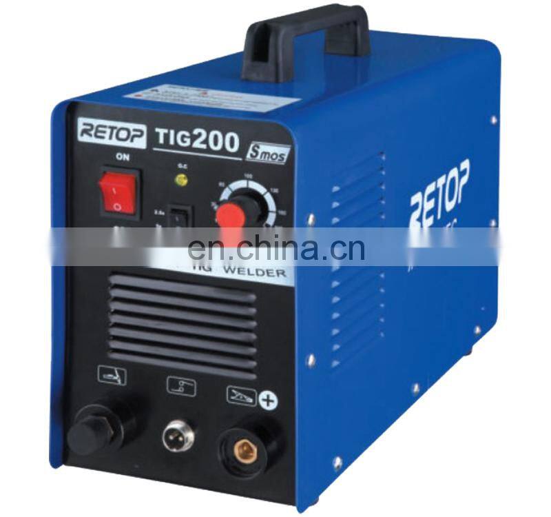 tig-200A high quality inverter dc argon tig welding machine