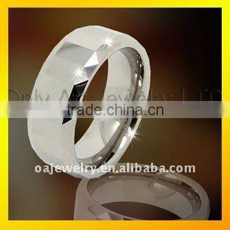 comfort fit shiny polished fashional tungsten rings