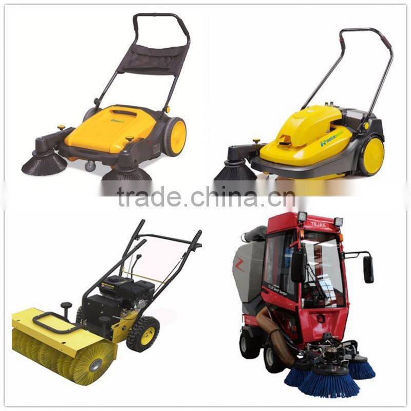 hand push road sweeping machine