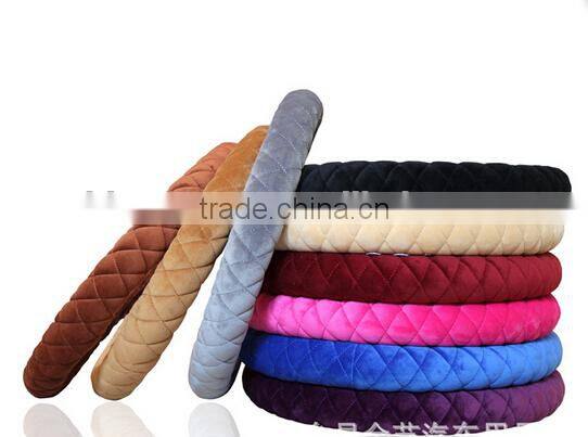 Diamond lattice car steering wheel cover
