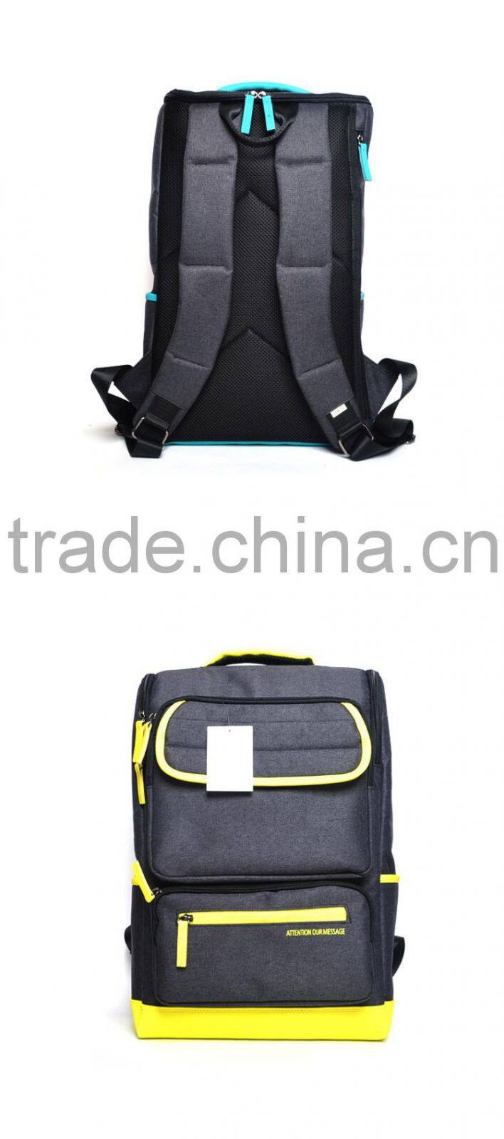 canvas school backpack laptop backpack 600D backpack Europe korea fashion backpack