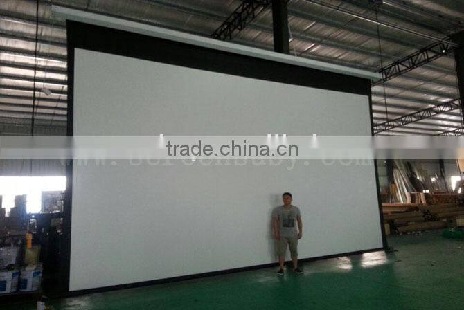 Wedding ceremony motorized screen