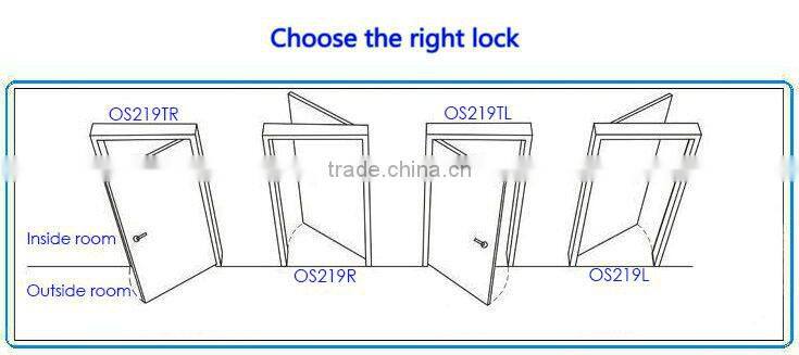 OSPON MECHANICAL KEYPAD ENTRY KEYLESS GLASS DOOR LOCK OS2219TL