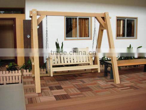 Wood Hanging Porch Swing/outdoor furniture/Garden Swing