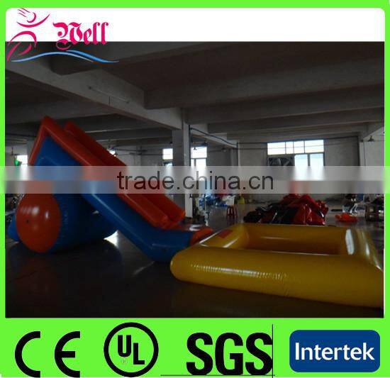 inflatable floating water slide / adult size inflatable water slide