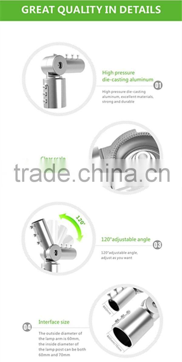 Arm driver intergrated 45 watt led street light CE RoHS