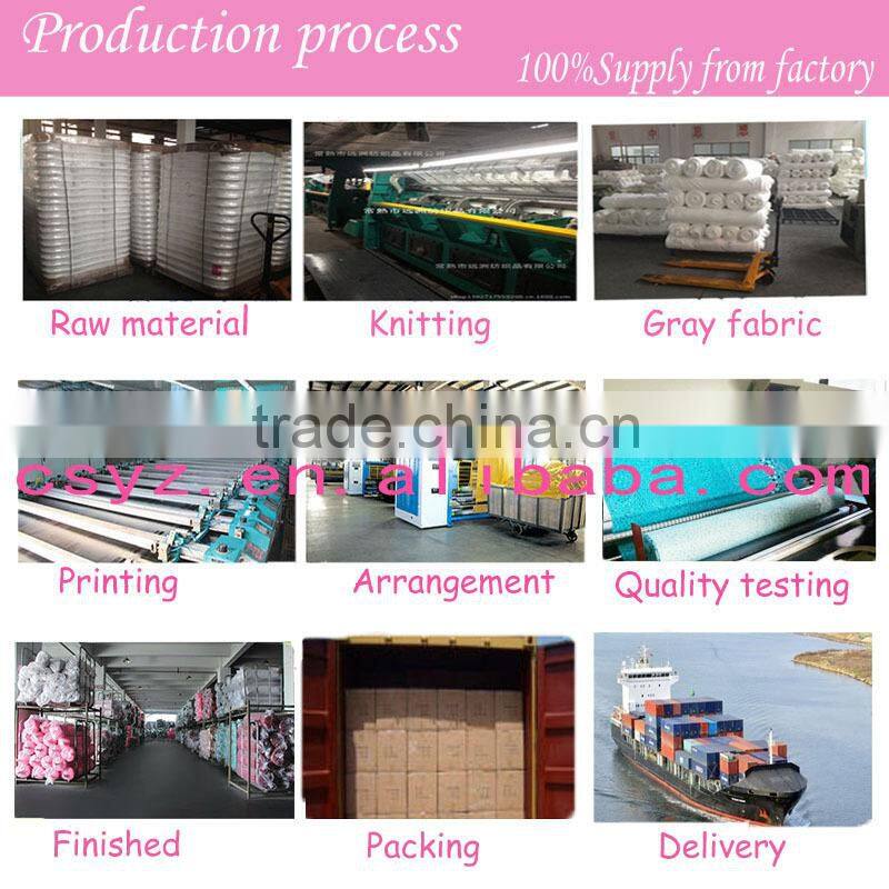 2015 popular super soft fabric velboa fleece fabric for kid clothes