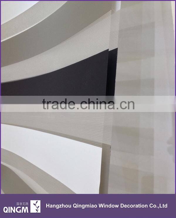Wholesale Polyester Material Three Color Zebra Blinds Fabric