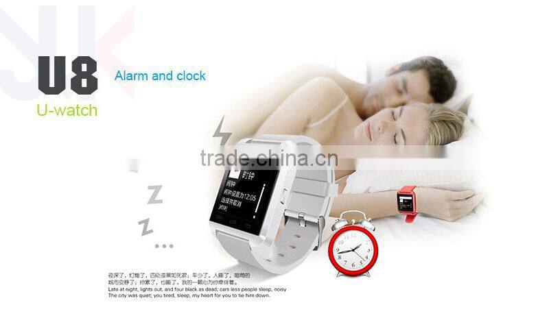 2015 Hot Selling Cheap Bluetooth U8 Smart Hand Watch Mobile Phone Price