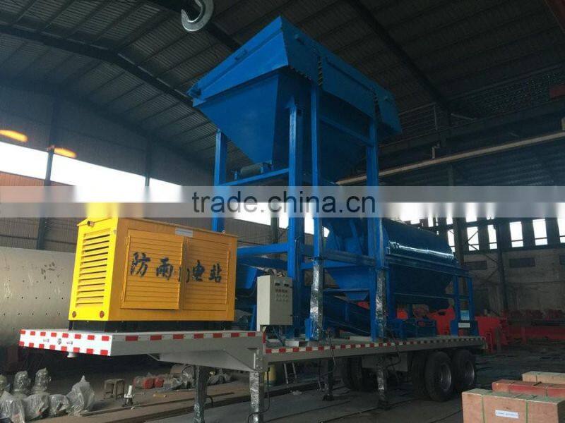 High Quality gold trommel scrubber for alluvial gold washing
