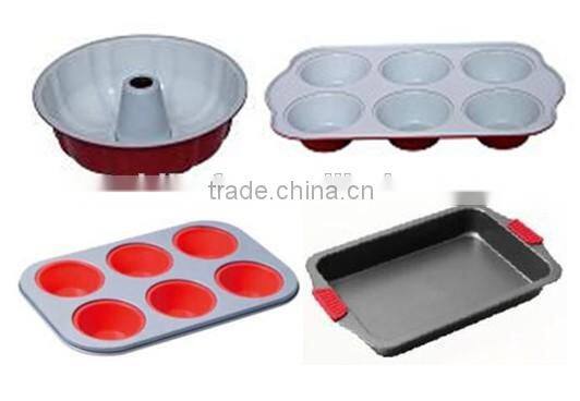 Round high quality non stick carbon steel pizza pan