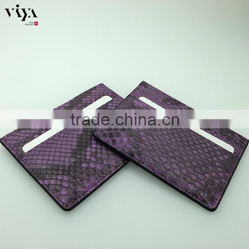 giveaways gift genuine python leather card holder custom clear cover with catalogue superstar ID card holder