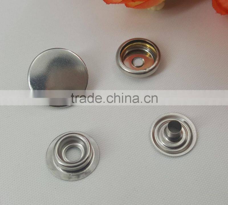 2 Pillar Sedex Audited Factory Cheap Stainless Steel Metal Snap Popper studs button