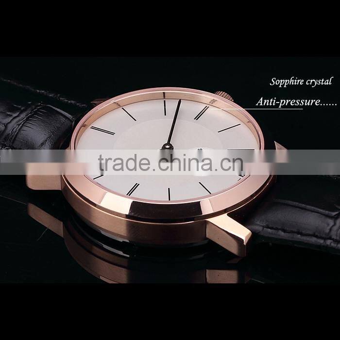 All steel high quality men's relojes de moda classical business watch