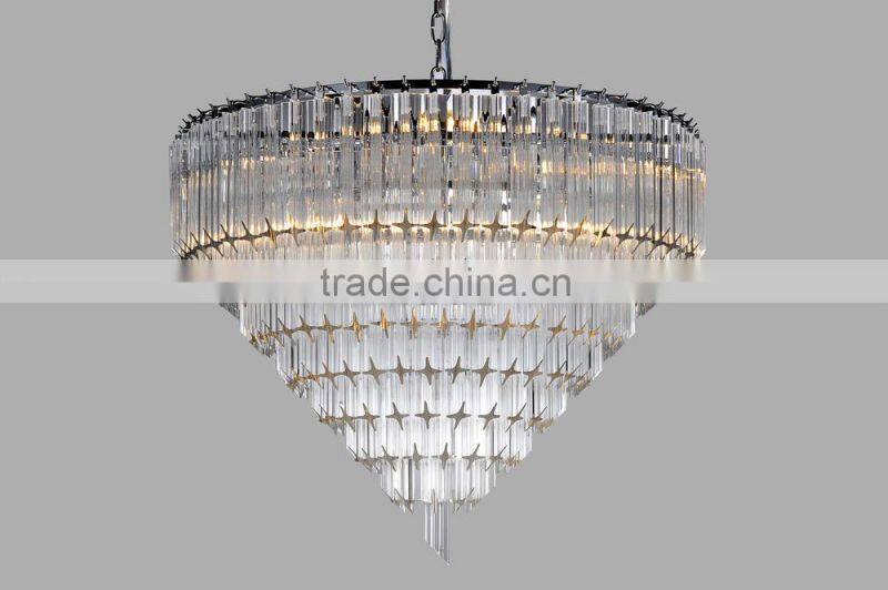 hot sale round glass rods pendant light