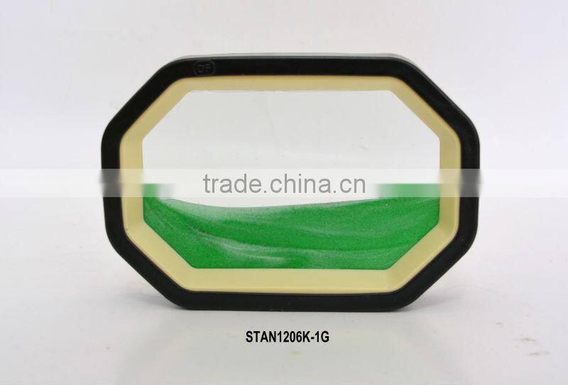 Black Octagon Frame Sand Image/Sand Art