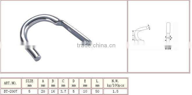 Rope Hook, Zinc Plated