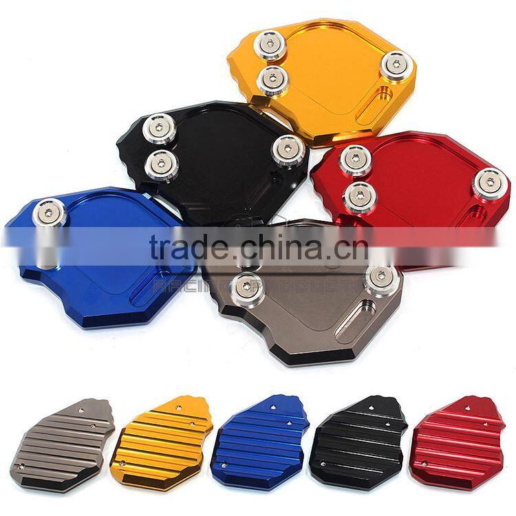 BJ-SSE-BM002 Aftermarket CNC Aluminum Anodized Sportbike Motorcycle Kick Stand Plate for BMW F800GS 08-15