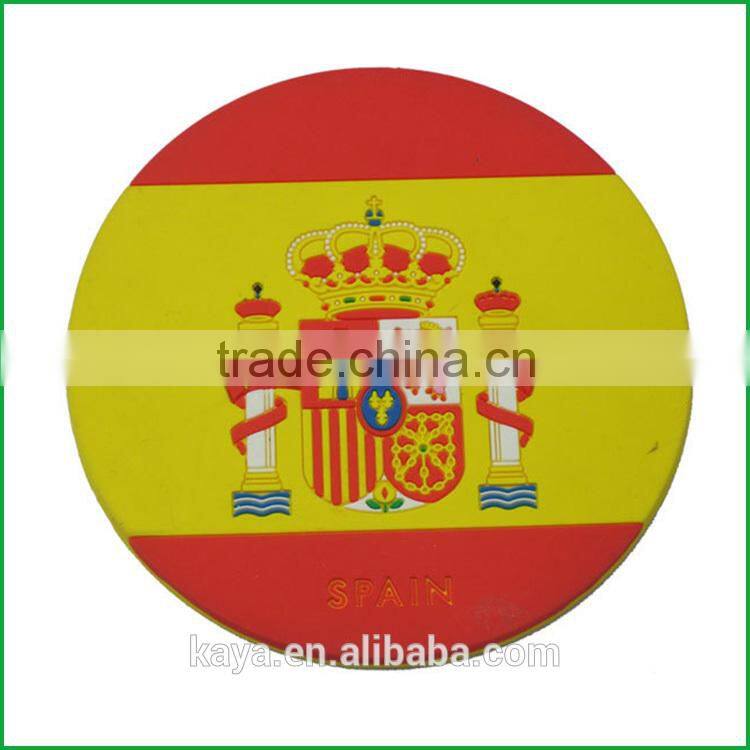soft pvc 3d cup coaster pvc factory