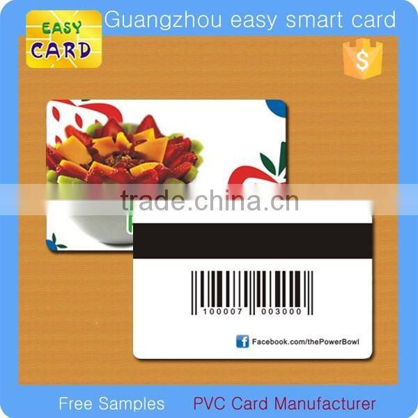 Good price plastic hico/Loco magnetic stripe card from direct factory