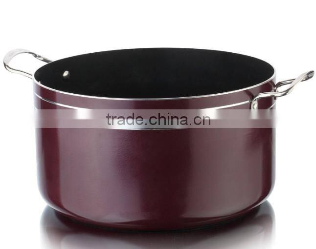 Large Aluminum Non-stick Ceramic coating cooking pot cookware set