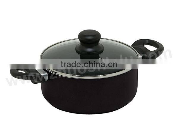 anodizado duro utensilios de cocina olla la salsa de la cazuela T roto
