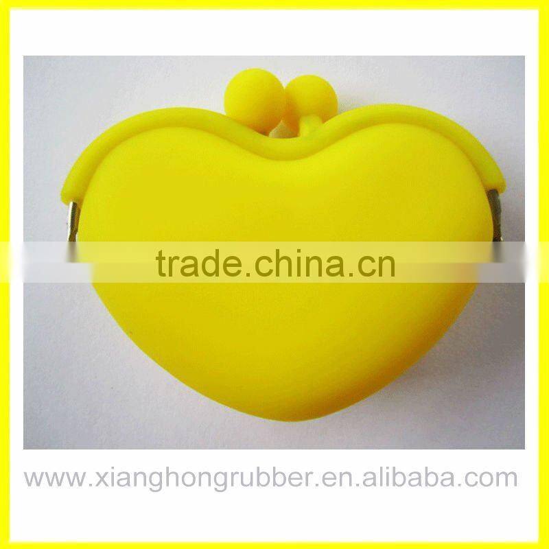 2014 year ladies fashion color ilicone coin wallet cheap