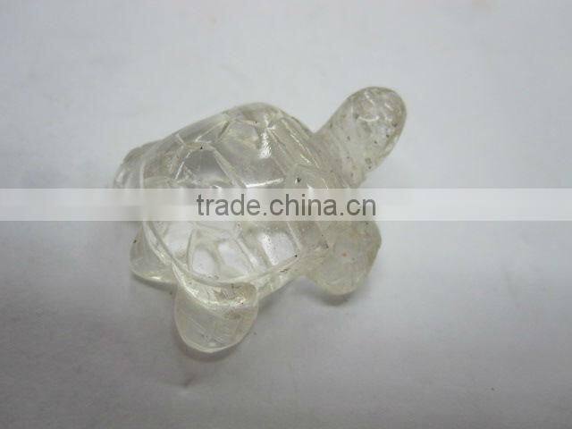 Crystal carved turtle