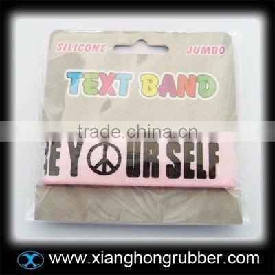 Eco-friendly customed silicone wristband
