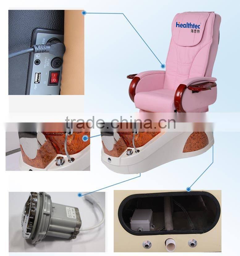 Hydrolysis PU Cover old fashioned salon chairs