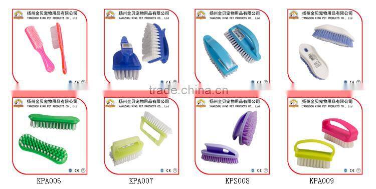 Best selling customized color handle plastic cloth brush for cleaning